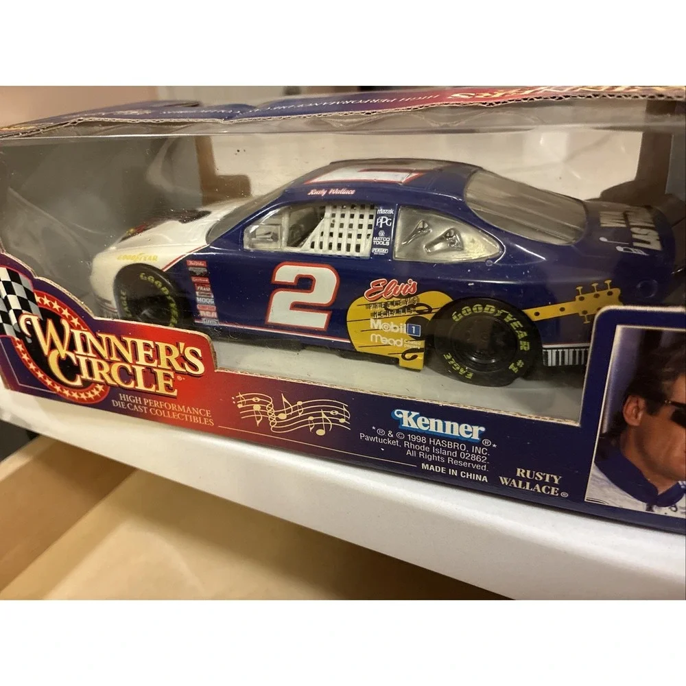 1998 Winners Circle  1:24 Diecast NASCAR Rusty Wallace #2 ELVIS PRESLEY Edition
